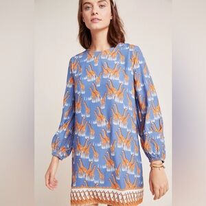 Anthropologie Corey Lynn Calter Giraffe Tunic Dress size Medium